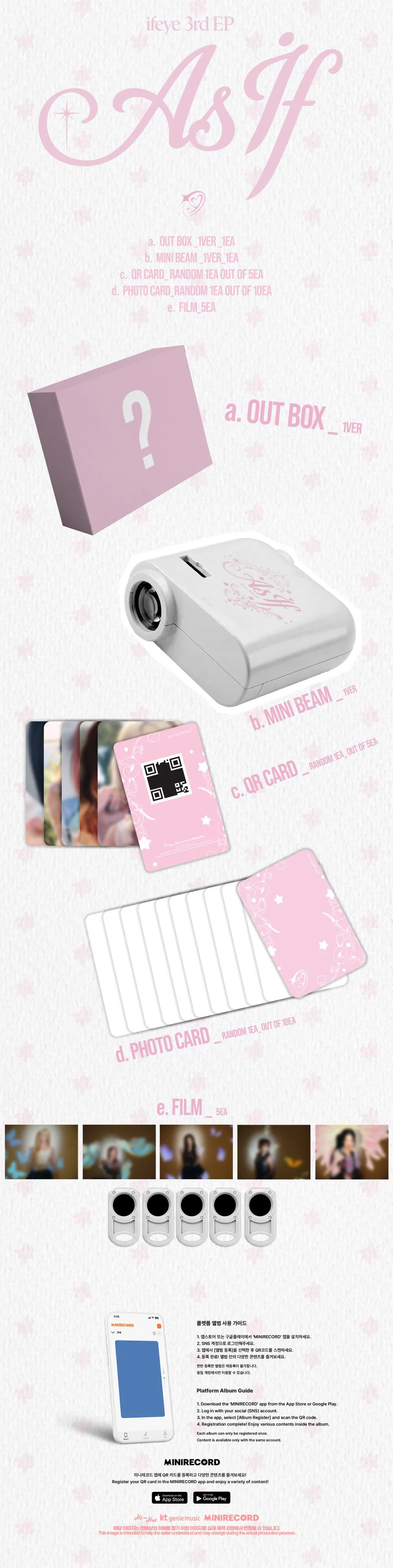 ifeye (이프아이) - 3rd EP [As if] (minibeam ver.) 상세 이미지 2