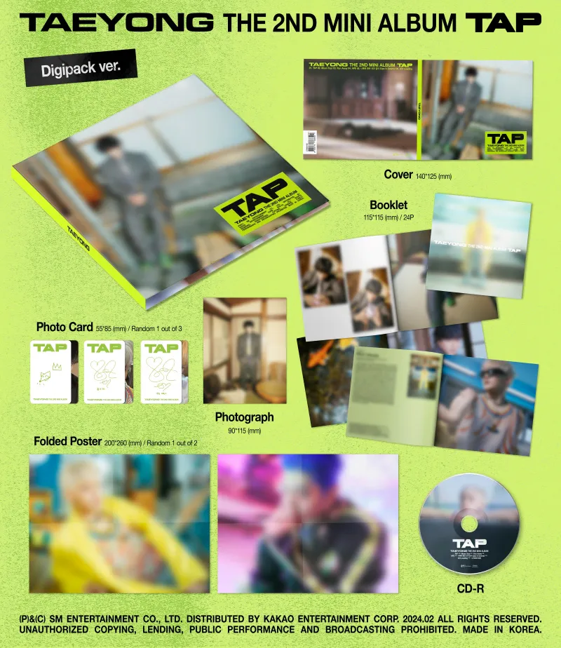 태용 (TAEYONG) - 미니 2집 [TAP] (Digipack Ver.) 2