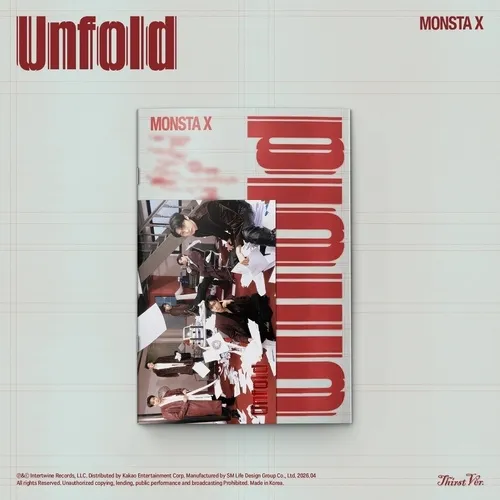 MONSTA X (몬스타엑스) - 정규앨범 [Unfold] 일반반 (Thirst Ver.)
