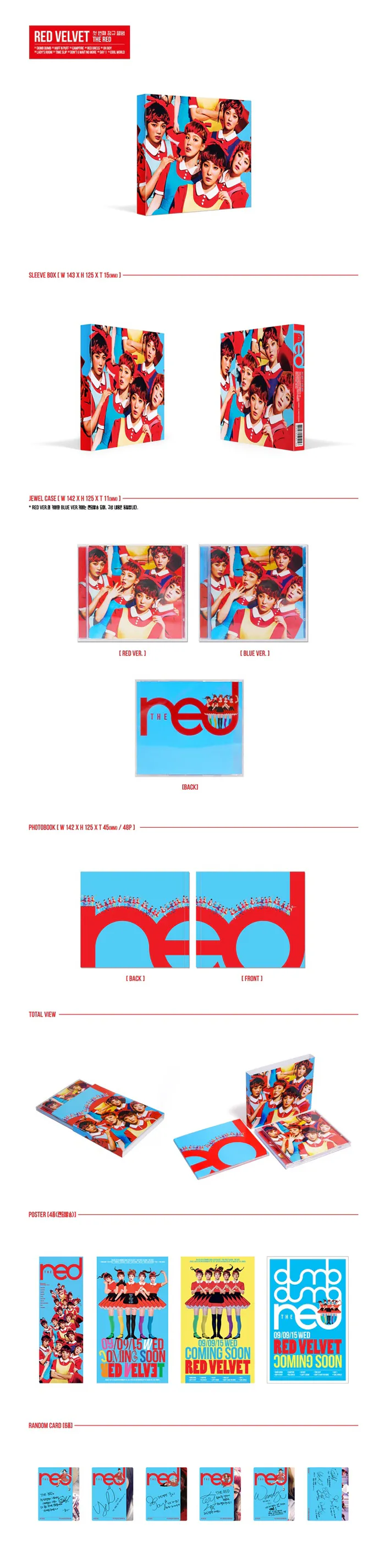레드벨벳 (Red Velvet) - 정규 1집 [The Red] 상세 이미지 2