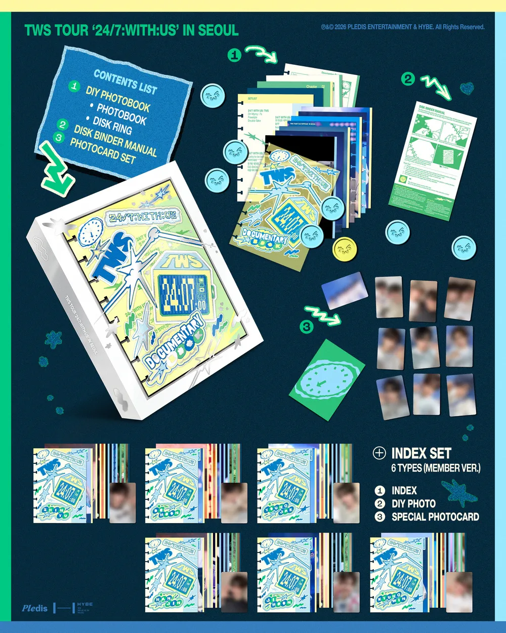 [SET] 투어스 (TWS) - TWS TOUR [24/7:WITH:US] IN SEOUL + INDEX SET 상세 이미지 3