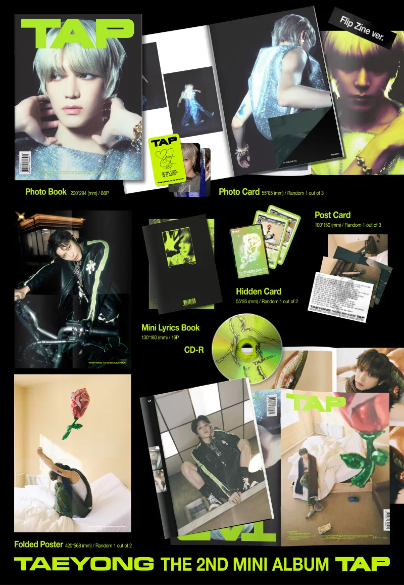 태용 (TAEYONG) - 미니 2집 [TAP] (Flip Zine Ver.) 2