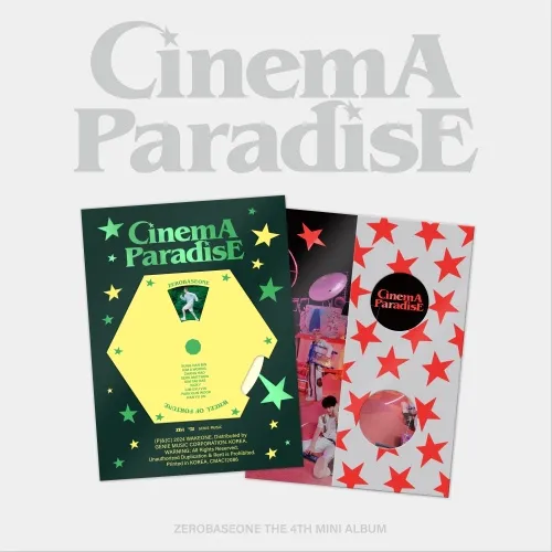 [랜덤] ZEROBASEONE - 미니 4집 [CINEMA PARADISE] (ROMANCE Ver./SF Ver.)