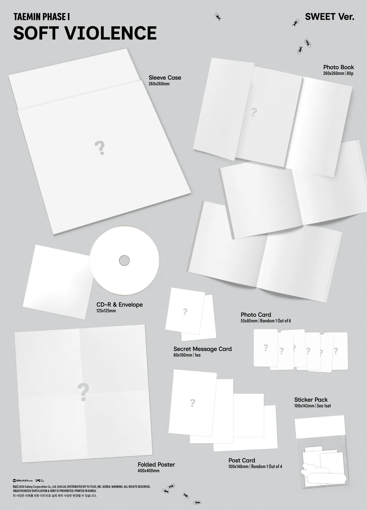 [세트] 태민(TAEMIN) - PHASE I : Soft Violence (PHOTO BOOK Ver.) 상세 이미지 2