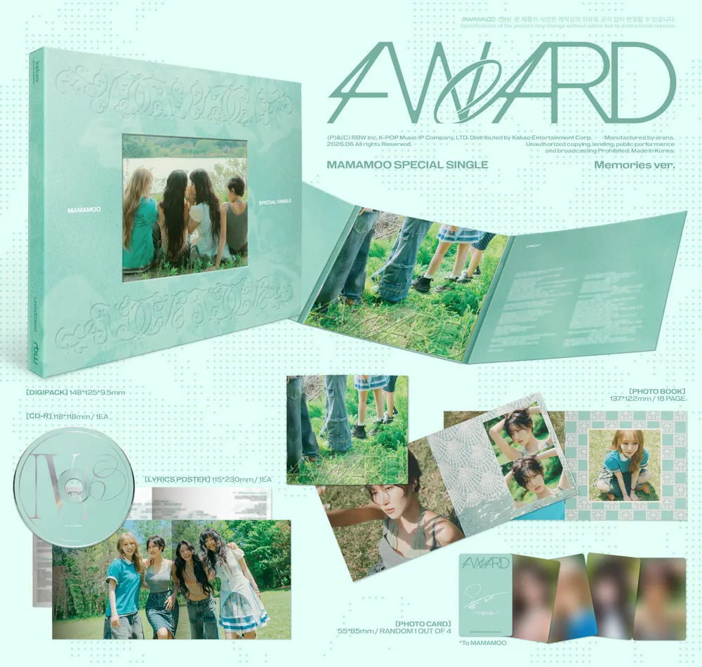 [세트] 마마무 (Mamamoo) - Special Single [4WARD] (Memories ver.) / (Silence ver.) 상세 이미지 2
