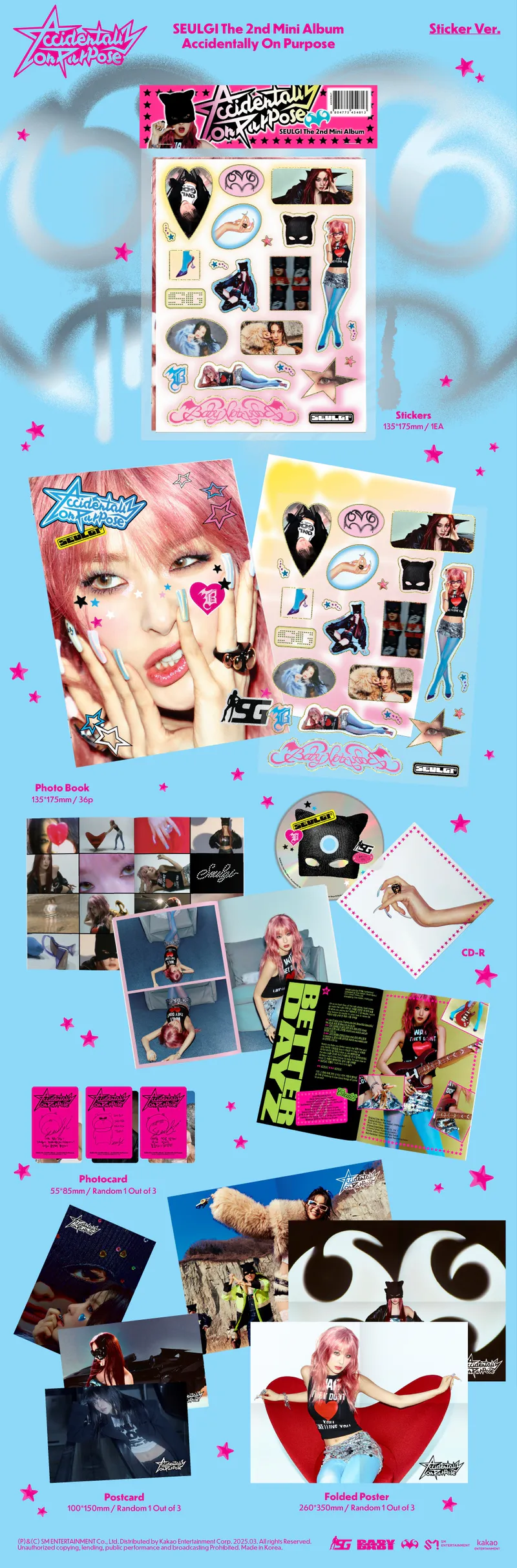 슬기 (SEULGI) - 미니 2집 [Accidentally On Purpose] (Sticker Ver.) 2